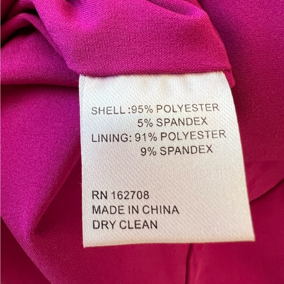 [LDT] Annemarie Stretch Crepe Dress Fuchsia Pink Size 6 - Picture 6 of 7